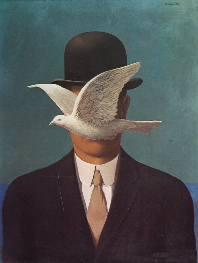 Man in a Bowler Hat, 1964, Rene Magritte.jpg