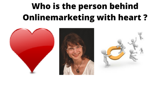 Who is the person behind Onlinemarketing with heart -.png