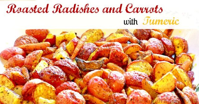 roasted radishes and carrots with turmeric.jpg