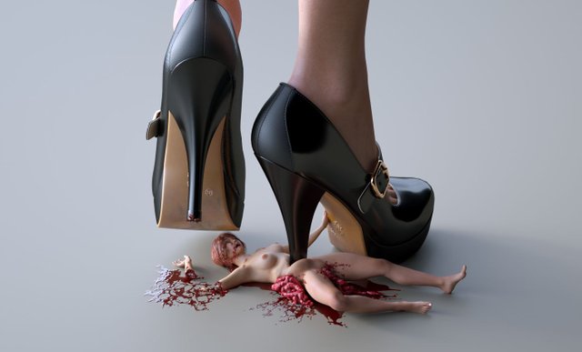 194081 - blood cayn99 cruel crush crushed_body digital_render extermination foot_crush heelwork high_heels insides nude shrunken_woman underfoot.jpg