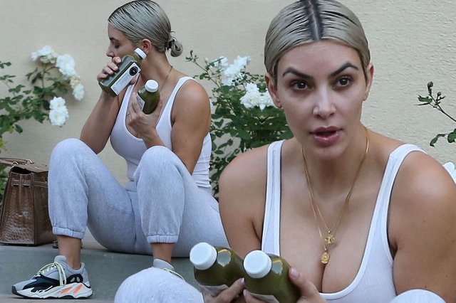 Kim Kardashian drinking green juice.jpg