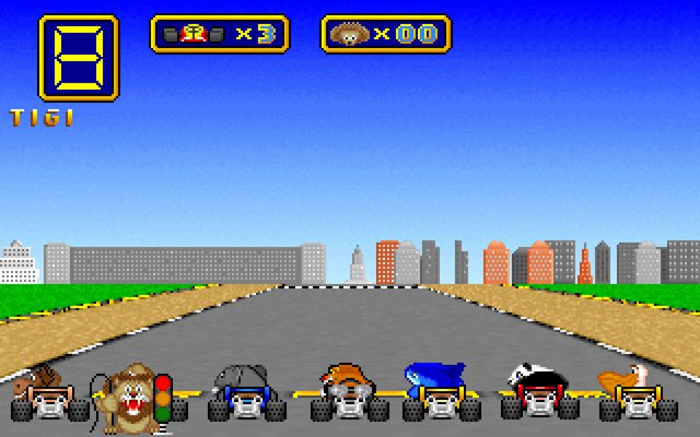 Whacky Wheels. The first computer game I played.