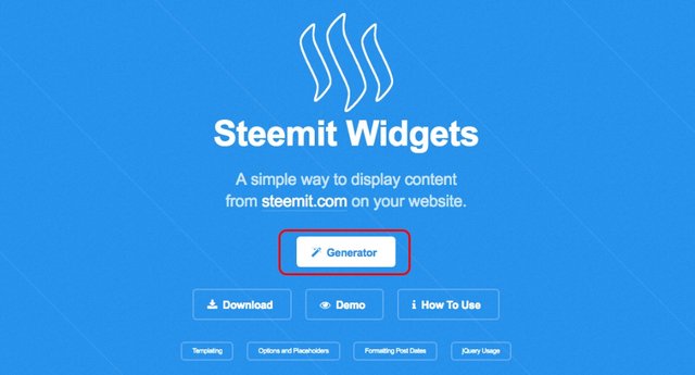 Steemit widgets