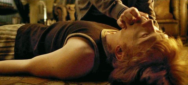 Image result for harry potter and the half blood prince ron poisoned gif