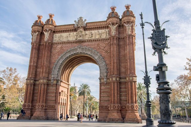 Arc de Triomf from 1888