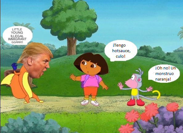 Dora says ___ to Trump.PNG