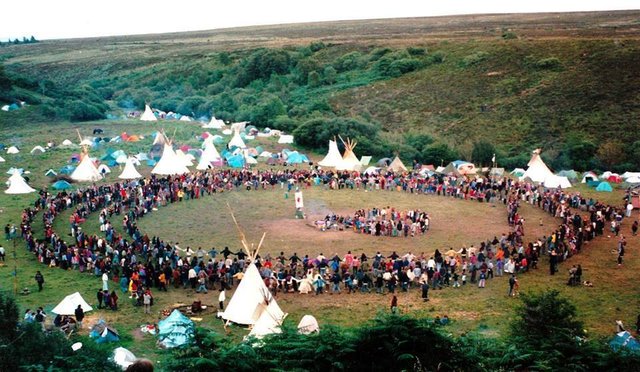 he photo is taken by Michael Bee Wise Perlmutter at Ireland Rainbow gathering in 1993.jpg