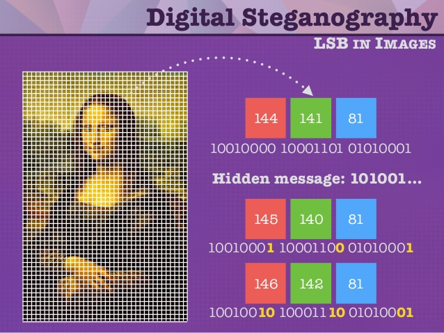 How Steganography works.