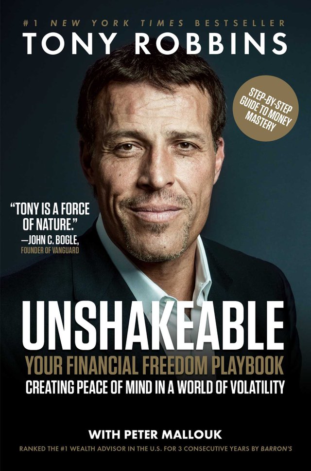 Book Review Unshakeable Tony Robbins Steemit - i really liked tony s first book money master the game so when this one came out i bought it and read it right away