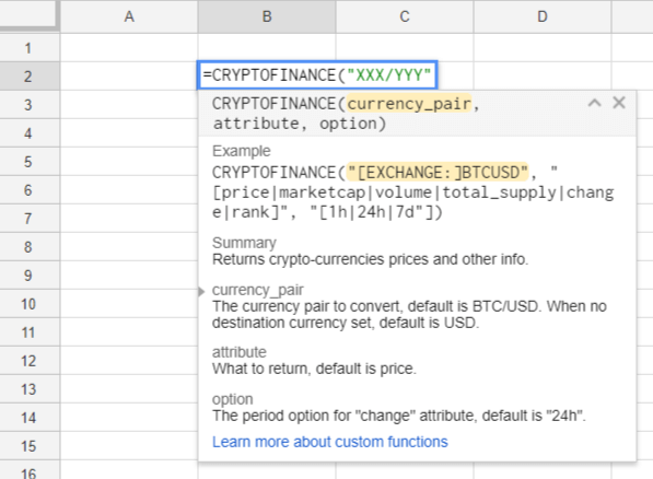 CRYPTOFINANCE 사용 예   Google Sheets (1).png