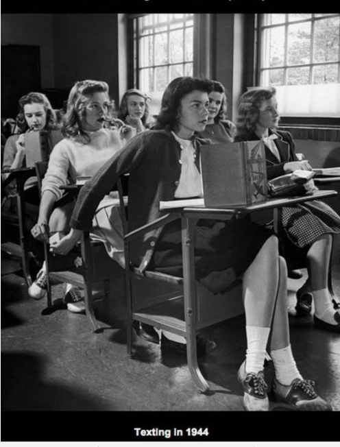 texting in class 1944.PNG