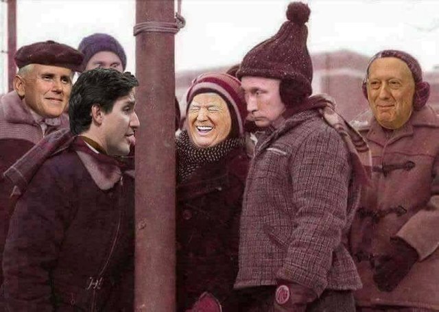 Trudeau Putin Toungue stuck to pole.jpg