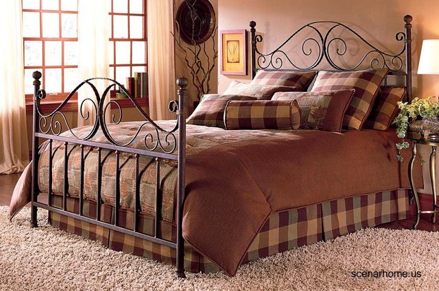 Cama doble de metal elaborado.jpg