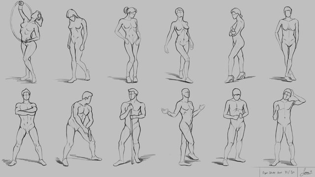 Drawing Basics – Human Figure & Head