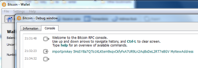 BitcoinImportWalletSucess.PNG