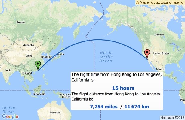 Flight Path Time Distance Speed Los Angeles Hong Kong Flat Earth SteemTruth.jpg