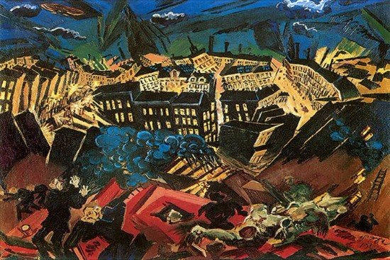 Ludwig Meidner, The Burning City, 1913.jpg