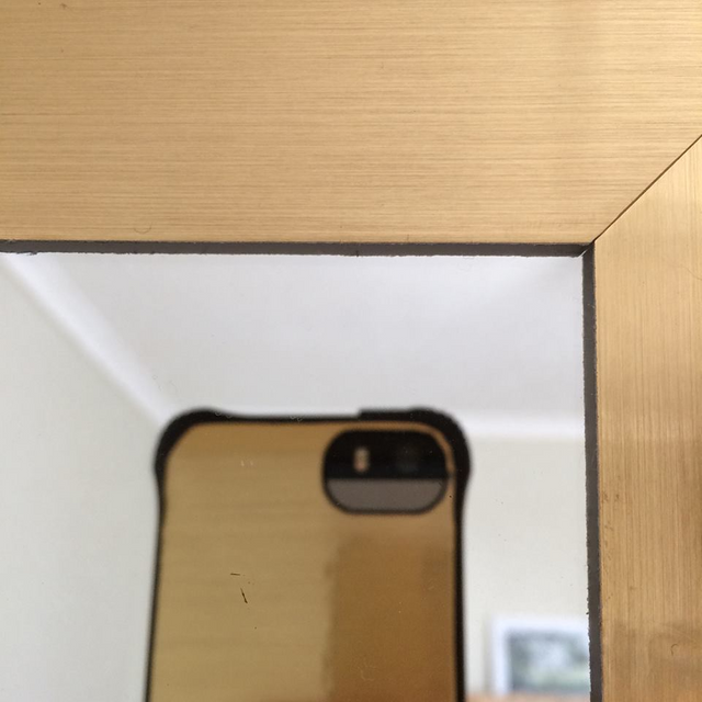 DIY Mirror Frame with Gold Contact Wallpaper — Steemit