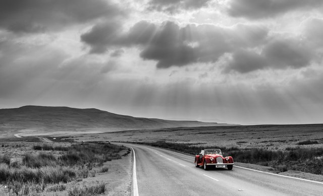 Morgan Sports car at Pen y Fan By Steve J Huggett.jpg