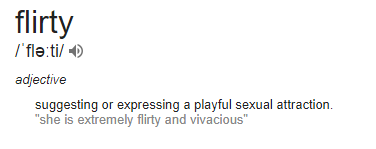 Definition flirting of the whats Urban Dictionary:
