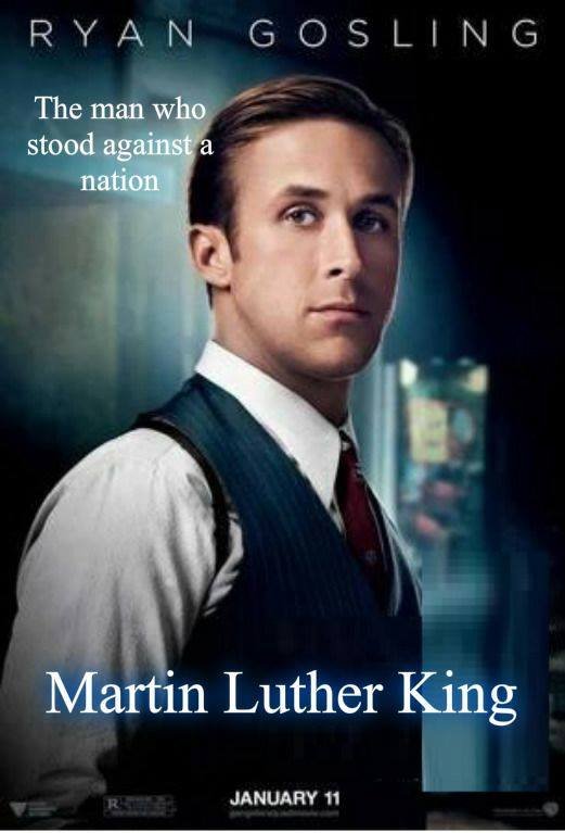 The Man Who Stood Against A Nation Ryan Gosling Is Martin Luther King Next Year On Netflix Steemit