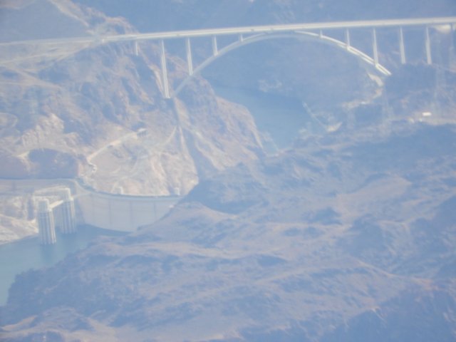 Views from the Airplane window inbound to BWI You can see Hoover Dam(9).JPG
