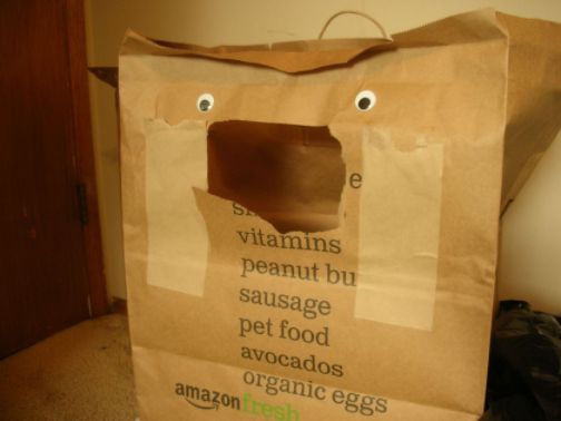 Shocked Amazon Fresh Bag