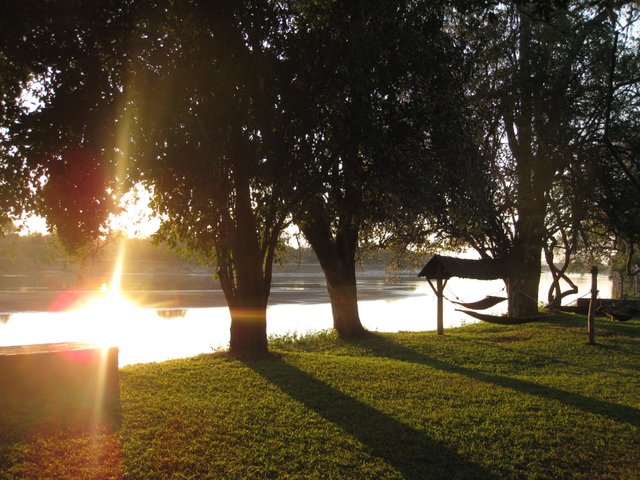 sunset at the camp ground.JPG