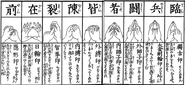 Ninja Meditation-Kuji Kiri (aka. Ninja Hand Signs)