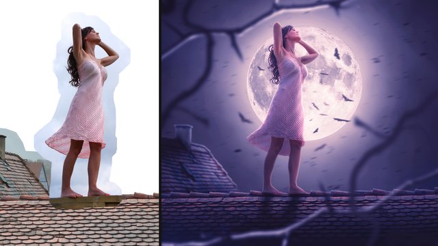Alone - Photoshop Manipulation Tutorial [Background and Mixing Color Grading].jpg