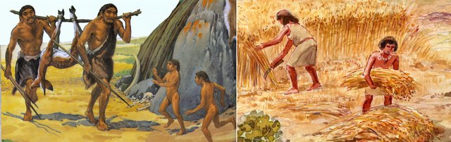 La Prehistoria del Hombre (Herramientas Rudimentarias - Los Primeros Refugios - La Caza y el Pastoreo).jpg