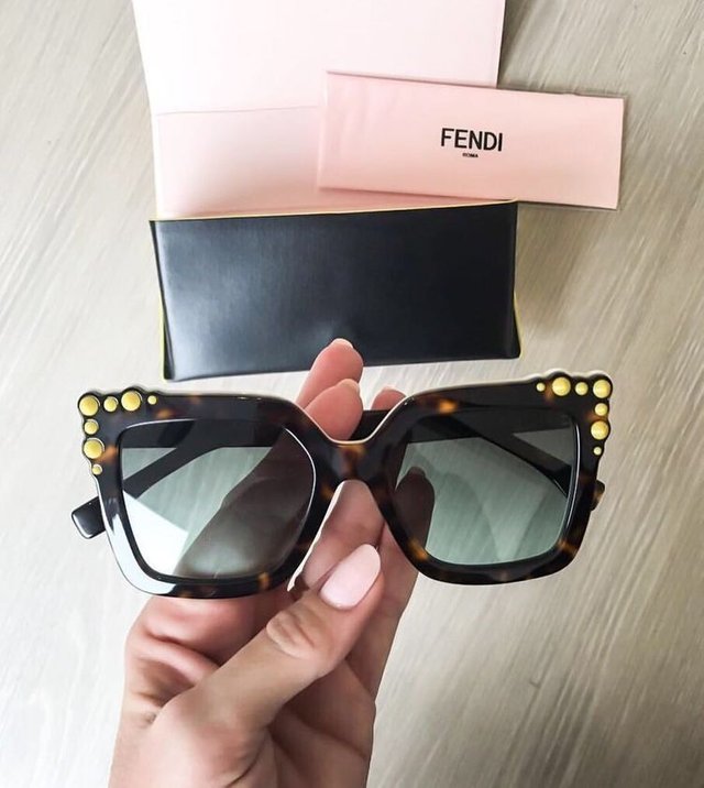 fendi studded sunglasses
