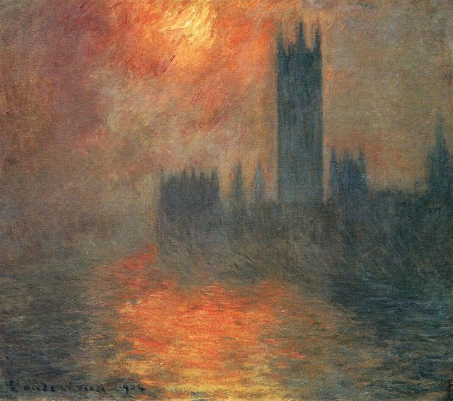 Claude Monet, Houses Of Parliament, Sunset, 1904.jpg