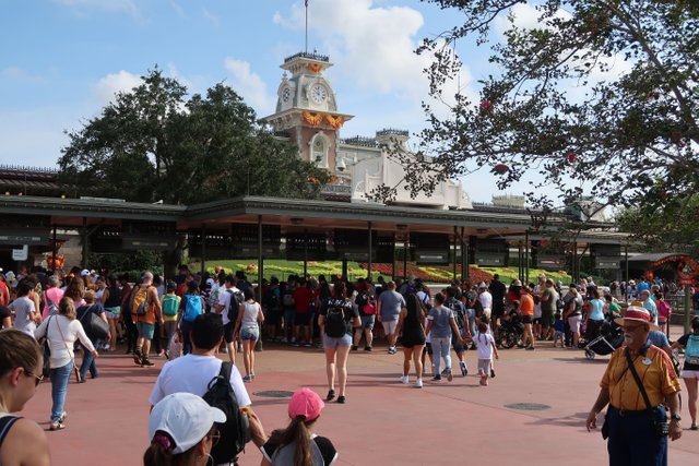 Entering Magic Kingdom theme park at Walt Disney World Resort September 2017.JPG