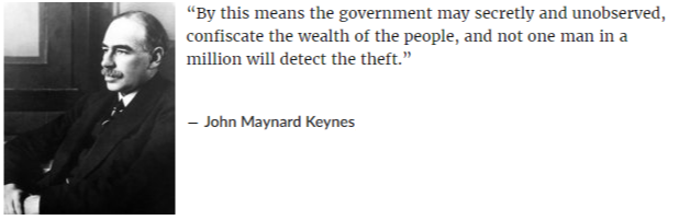 Quote by John Maynard Keynes  “By this means the government may secretly and u...”.png