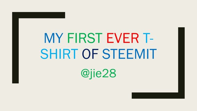 My first Ever T-shirt of Steemit.jpg