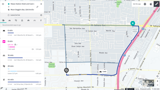 Route_planner_from_Palace_Station_Hotel_and_Casino__2411_W_Sahara_Ave__Las_Vegas__NV_89102__USA_to_Moon_Doggies_Bar__3240_Arville_St__89102_Las_Vegas_-_HERE_WeGo.png