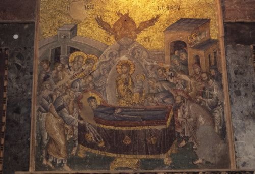 Turkey - Istanbul - Chora Church - Mural - The Death of the Virgin.jpg