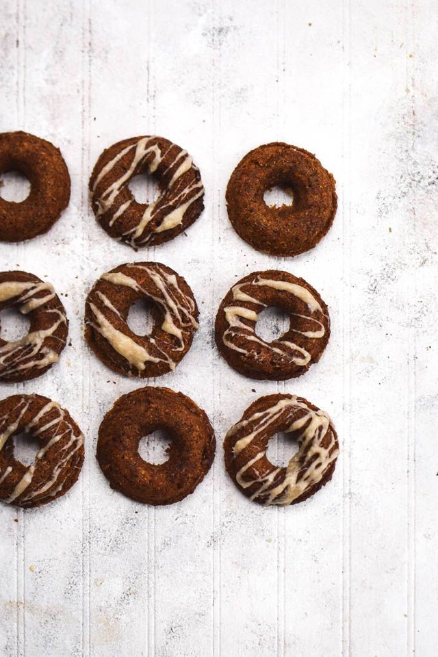 Carrot Cake Baked Doughnuts with Maple Coconut Icing (Vegan)..jpg