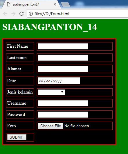 Create A Form With Html Using Notepad Membuat Form Dengan Html Dengan Menggunakan Notepad Steemit