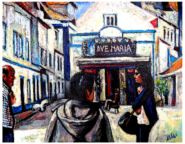 Art of Lisboa Arcylic Painting - Ave Maria Ericeira.png