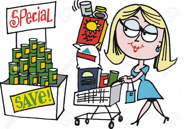 12804036-Vector-de-dibujos-animados-de-la-mujer-de-compras-en-el-supermercado-Foto-de-archivo.jpg