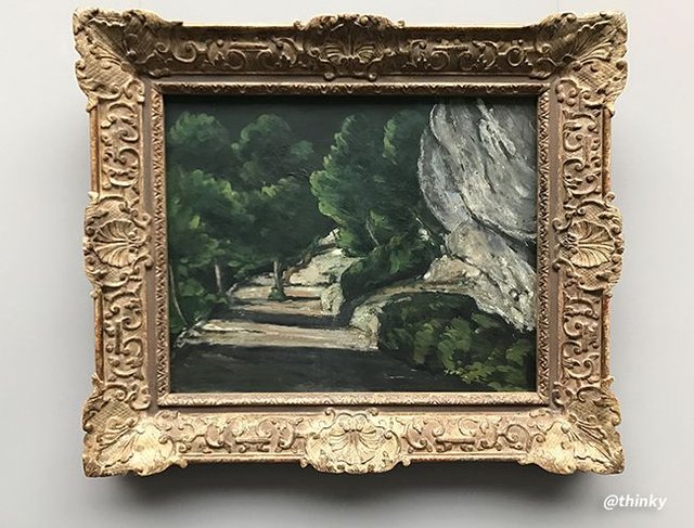 1-2.stadel03, Paul Cezanne. Landscape. Road with Trees in Rocky Mountains. 1870-71.JPG
