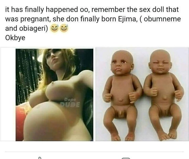 Photo of the day The Pregnant sex doll gives birth Steemit