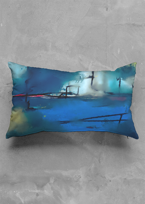 City of Blues Oblong Pillow.png