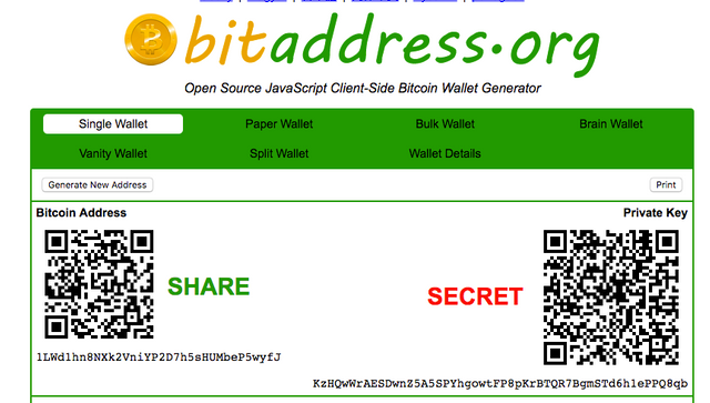 How To Make A Bitcoin Wallet With Screenshots Steemit - 