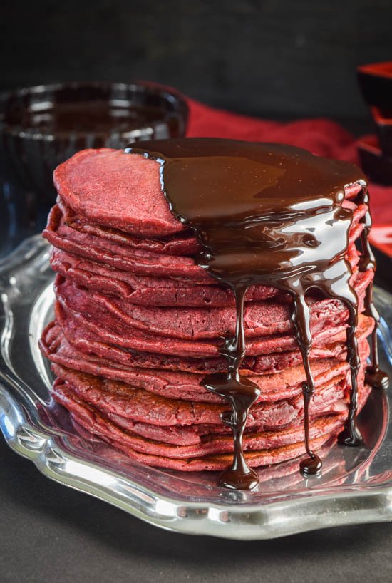 All-Natural Red Velvet Pancakes with Dark Chocolate Mocha Syrup (6).jpg