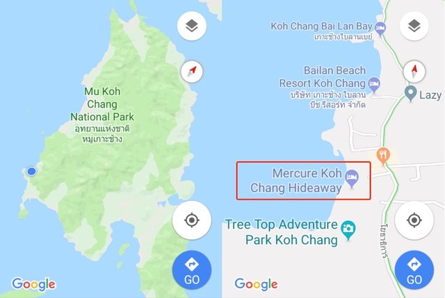 Mercure Koh Chang Hideaway Hotel - Map