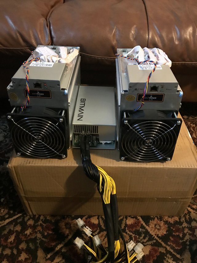 two antminer l3 plus