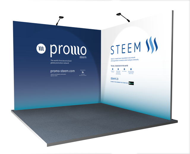 London Crypto Currency Show Promo-steem stand.png